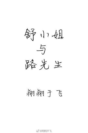 舒小姐与路先生